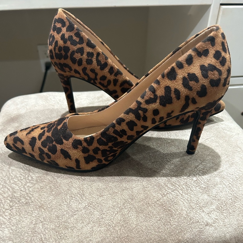 Animal print heels